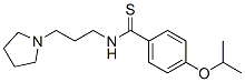 p-Isopropoxy-N-[3-(1-pyrrolidinyl)propyl]thiobenzamide CAS#: 32412-18-3