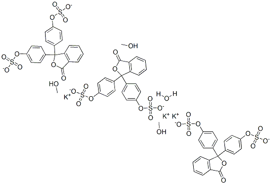 phenolphthalein carbinol disulfate, tripotassium salt.H2O CAS#: 123333-59-5