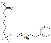 phenylethyl methoxy mercury neodecanoate CAS#: 133350-45-5