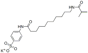 potassium 4-(11-methacrylamidoundecanamido)benzenesulfonate CAS#: 174393-75-0