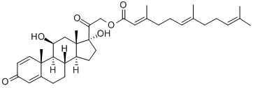 prednisolone farnesylate CAS#: 118244-44-3