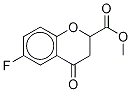 rac-6-Fluoro-3,4-dihydro-4-oxo-2H-1-benzopyran-2-carboxylic Acid Methyl Ester CAS#: 134102-10-6
