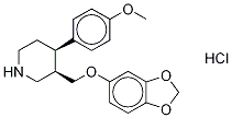 rac-trans-4-Desfluoro-4-methoxy Paroxetine Hydrochloride CAS#: 127017-74-7