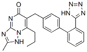 s-triazolo(1,5-a)pyrimidin-5(1H)-one, 2-methyl-7-propyl-6-((2'-(1H-tetrazol-5-yl) (1,1'-biphenyl)-4- yl)methyl)- CAS#: 168152-73-6