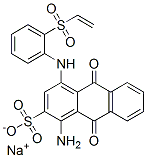 sodium 1-amino-4-[(2-ethenylsulfonylphenyl)amino]-9,10-dioxo-anthracen e-2-sulfonate CAS#: 34293-80-6