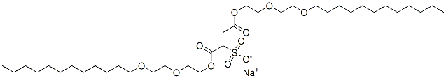 sodium 1,4-bis[2-[2-(dodecyloxy)ethoxy]ethyl] sulphonatosuccinate CAS#: 30817-14-2