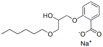 sodium 2-[3-(hexyloxy)-2-hydroxypropoxy]benzoate CAS#: 3478-44-2