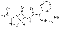 sodium [2S-[2alpha,5alpha,6beta(S*)]]-6-(azidophenylacetamido)-3,3-dimethyl-7-oxo-4-thia-1-azabicyclo[3.2.0]heptane-2-carboxylate CAS#: 35334-12-4