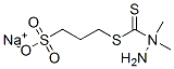 sodium 3-sulphonatopropyl 2,2-dimethyldithiocarbazate CAS#: 4025-87-0
