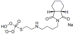 sodium (3aR,7aS)-2-[4-[2-(hydroxy-oxido-phosphoryl)sulfanylethylamino] butyl]-3a,4,5,6,7,7a-hexahydroisoindole-1,3-dione CAS#: 31750-91-1