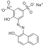 sodium 4-hydroxy-3-[(2-hydroxy-1-naphthyl)azo]-5-nitrobenzenesulphonate CAS#: 3179-84-8