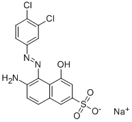 sodium 6-amino-5-[(3,4-dichlorophenyl)azo]-4-hydroxynaphthalene-2-sulphonate CAS#: 34179-43-6