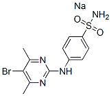 sodium N-(5-bromo-4,6-dimethyl-2-pyrimidinyl)sulphanilamidate CAS#: 3691-68-7