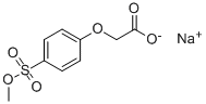 sodium hydrogen (4-methylsulphonatophenoxy)acetate CAS#: 35038-81-4