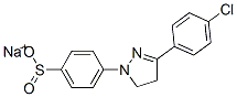 sodium p-[3-(p-chlorophenyl)-4,5-dihydro-1H-pyrazol-1-yl]benzenesulphinate CAS#: 43037-46-3