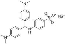 sodium p-[[bis[p-(dimethylamino)phenyl]methyl]amino]benzenesulphonate CAS#: 35294-72-5