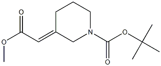 tert-butyl 3-(2-Methoxy-2-oxoethylidene)piperidine-1-carboxylate CAS#: 362706-08-9