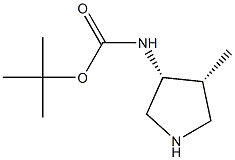 tert-butyl (3R,4R)-4-Methylpyrrolidin-3-ylcarbaMate CAS#: 127199-55-7