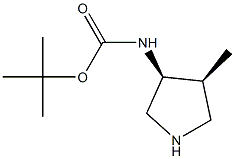 tert-butyl (3S,4S)-4-Methylpyrrolidin-3-ylcarbaMate CAS#: 127199-54-6