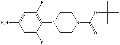 tert-butyl 4-(4-amino-2,6-difluorophenyl)piperazine-1-carboxylate CAS#: 170104-82-2