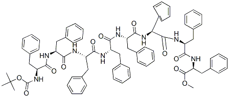tert-butyloxycarbonylphenylalanyl-phenylalanyl-phenylalanyl-phenylalanyl-phenylalanyl-phenylalanyl-phenylalanyl-phenylalanine methyl ester CAS#: 123218-80-4