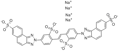 tetrasodium 2,2'-[vinylenebis(3-sulphonato-4,1-phenylene)]bis[2H-naphtho[1,2-d]triazole-7-sulphonate] CAS#: 34087-70-2