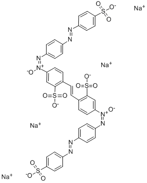 tetrasodium 4,4'-bis[[p-[(p-sulphonatophenyl)azo]phenyl]-N,N,O-azoxy]stilbene-2,2'-disulphonate CAS#: 32651-66-4