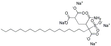 tetrasodium N-(3-carboxylato-1-oxo-2-sulphonatopropyl)-N-octadecyl-L-aspartate CAS#: 3401-73-8