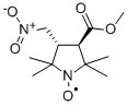 trans-3-Methoxycarbonyl-2,2,5,5-tetramethyl-4-nitromethyl-pyrrolidin-1-oxyl CAS#: 119580-75-5