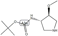 trans-3-(boc-amino)-4-methoxypyrrolidine CAS#: 128739-92-4