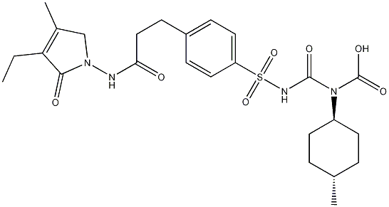 trans-Carboxy Glimepiride CAS#: 127554-90-9