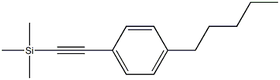 triMethyl((4-pentylphenyl)ethynyl)silane CAS#: 138220-08-3