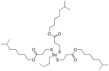triisooctyl 3,3',3''-[(butylstannylidyne)tris(thio)]tripropionate CAS#: 36118-60-2