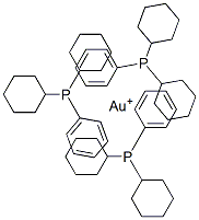 tris(dicyclohexylphenylphosphine)gold(I) CAS#: 142225-28-3