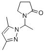 1-(1-(3,5-Dimethyl-1H-pyrazol-1-yl)ethyl)-2-pyrrolidinone CAS#: 149775-60-0