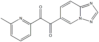 1-([1,2,4]triazolo[1,5-a]pyridin-6-yl)-2-(6-methylpyridin-2-yl)ethane-1,2-dione CAS#: 356560-84-4