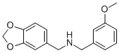 1-(1,3-BENZODIOXOL-5-YL)-N-(3-METHOXYBENZYL)METHANAMINE CAS#: 355816-11-4