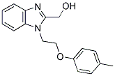(1-[2-(4-METHYLPHENOXY)ETHYL]-1H-BENZIMIDAZOL-2-YL)METHANOL CAS#: 313067-45-7
