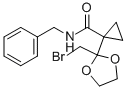 1-[2-(Bromomethyl)-1,3-dioxolan-2-yl]-N-(phenylmethyl)cyclopropanecarboxamide CAS#: 147011-41-4