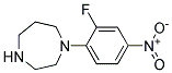 1-(2-FLUORO-4-NITROPHENYL)HOMOPIPERAZINE CAS#: 392660-27-4
