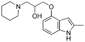 1-(2-METHYL-1H-INDOL-4-YLOXY)-3-PIPERIDIN-1-YL-PROPAN-2-OL CAS#: 338392-20-4