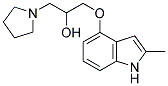 1-(2-METHYL-1H-INDOL-4-YLOXY)-3-PYRROLIDIN-1-YL-PROPAN-2-OL CAS#: 338392-06-6