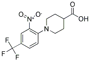 1-[2-NITRO-4-(TRIFLUOROMETHYL)PHENYL]PIPERIDINE-4-CARBOXYLIC ACID CAS#: 325702-10-1