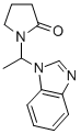 1-(2-Oxopyrrolidin-1-yl)-1-(benzimidazol-1-yl)ethane CAS#: 149775-62-2