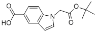 1-(2-TERT-BUTOXY-2-OXOETHYL)-1H-INDOLE-5-CARBOXYLIC ACID CAS#: 336191-97-0