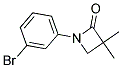 1-(3-BROMOPHENYL)-3,3-DIMETHYL-2-AZETANONE CAS#: 338392-04-4