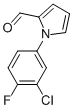 1-(3-CHLORO-4-FLUORO-PHENYL)-1H-PYRROLE-2-CARBALDEHYDE CAS#: 383136-18-3