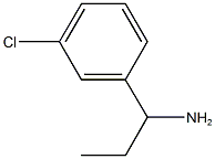 1-(3-CHLOROPHENYL)PROPAN-1-AMINE CAS#: 40023-86-7