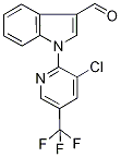 1-[3-Chloro-5-(trifluoromethyl)pyridin-2-yl]-1H-indole-3-carboxaldehyde 97% CAS#: 338770-32-4