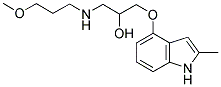 1-[(3-METHOXYPROPYL)AMINO]-3-[(2-METHYL-1H-INDOL-4-YL)OXY]-2-PROPANOL CAS#: 338392-19-1